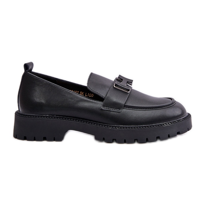 Mocasines Mujer Piel Vinceza 62187 Negro