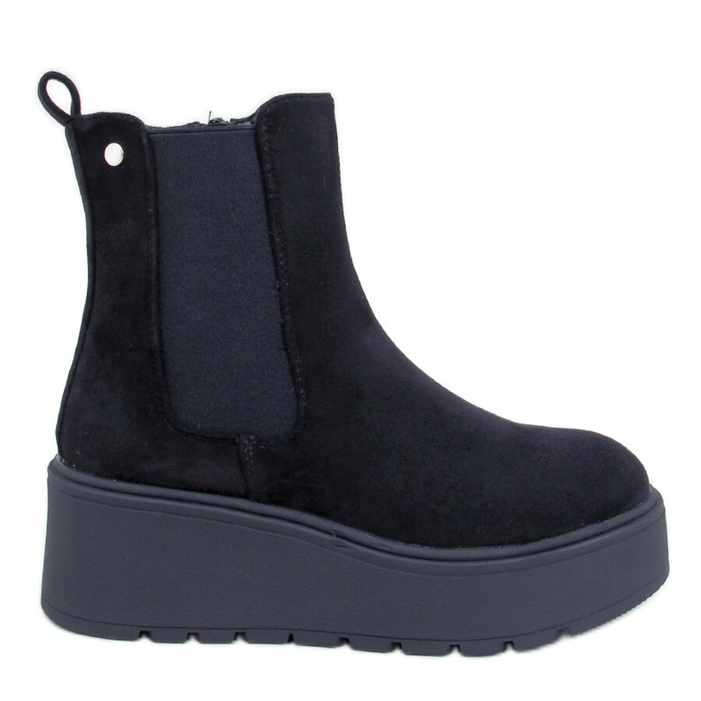 Botas Chelsea con plataforma Ronda negra negro