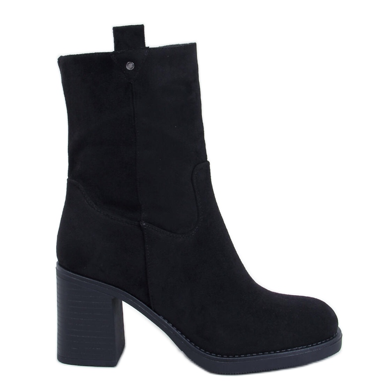 Botines tacón ancho Salifi Negro