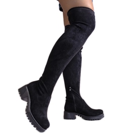 Botas Kawtha largas negras negro Botas Kawtha largas negras negro