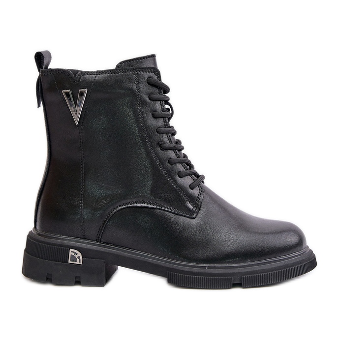Botas Obreras Aislantes para Mujer Fabricadas en Piel Natural Vinceza 7920 Negro