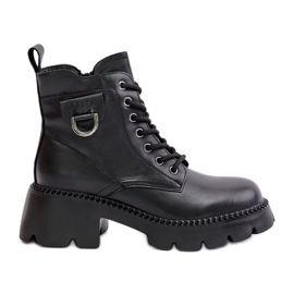 Botas Mujer Piel Natural Aislante Vinceza 41460 Negro