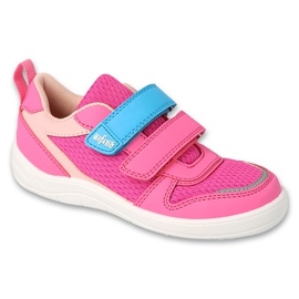 Deportiva infantil befado rosa con velcro 452Y001