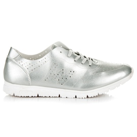 Zapatillas de plata gris