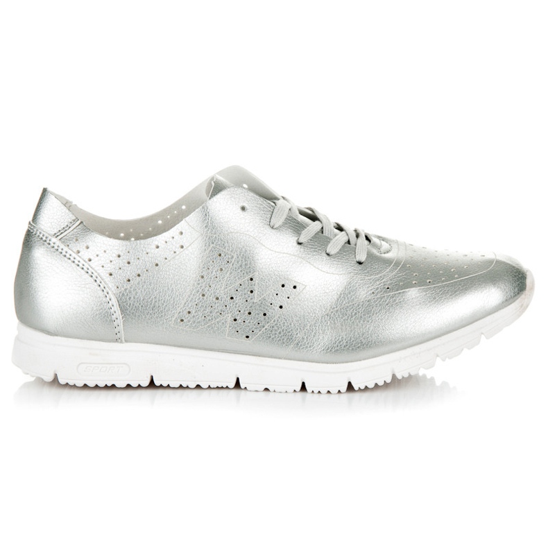 Zapatillas de plata gris