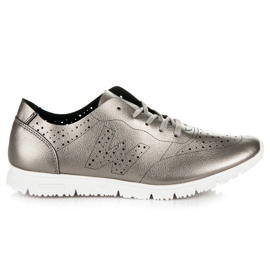 Zapatillas Plateadas gris
