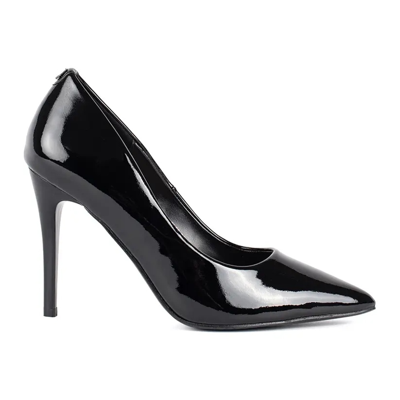 Stilettos de mujer charol negro