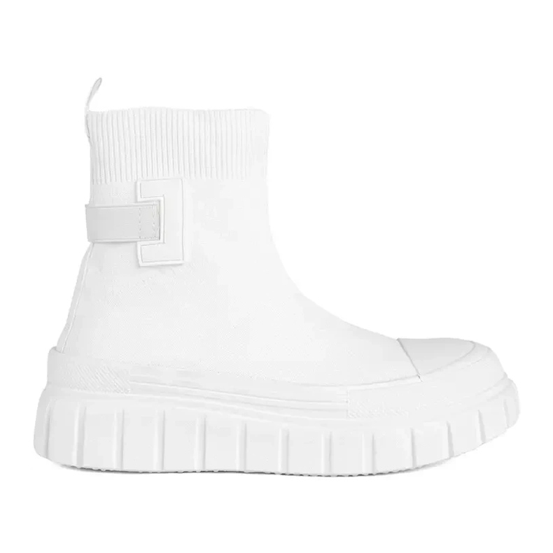 Seastar Zapatillas altas blancas con plataforma blanco