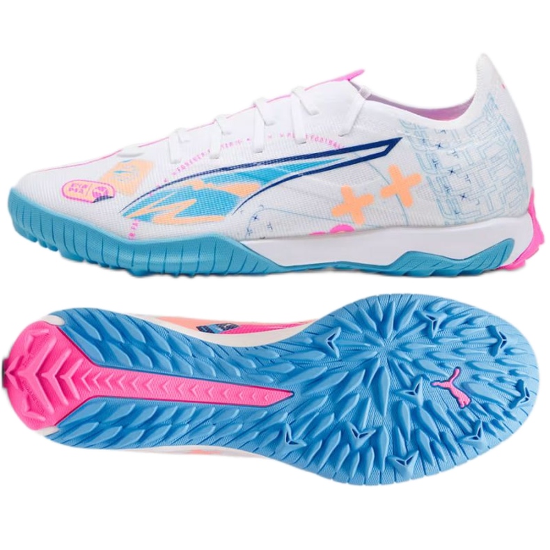 Zapatillas de fútbol Puma Ultra 5 Match Vol.Up Tt 108091-01 multicolor