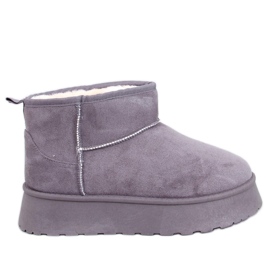Rodmans Zapatos plataforma cortos grises