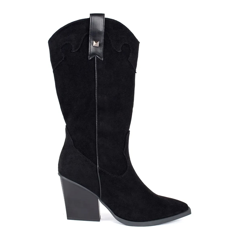 Seastar Botas cowboy mujer ante negro
