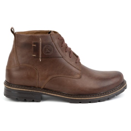 KOMODO Botines piel invierno hombre 935K Marrón KOMODO Botines piel invierno hombre 935K Marrón
