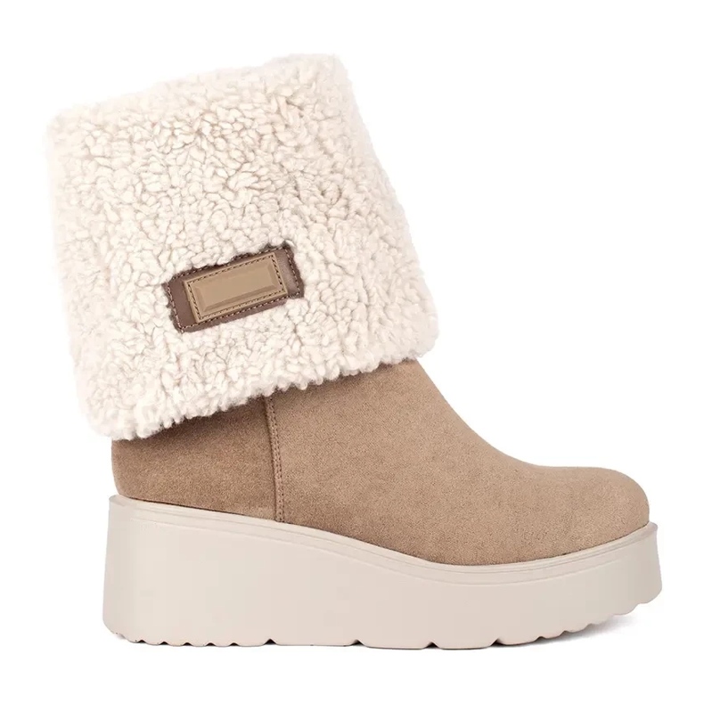 Seastar Botas cuña mujer aislantes beige oscuro Seastar Botas cuña mujer aislantes beige oscuro