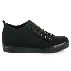 Mckeylor Deportivas cuña negras negro