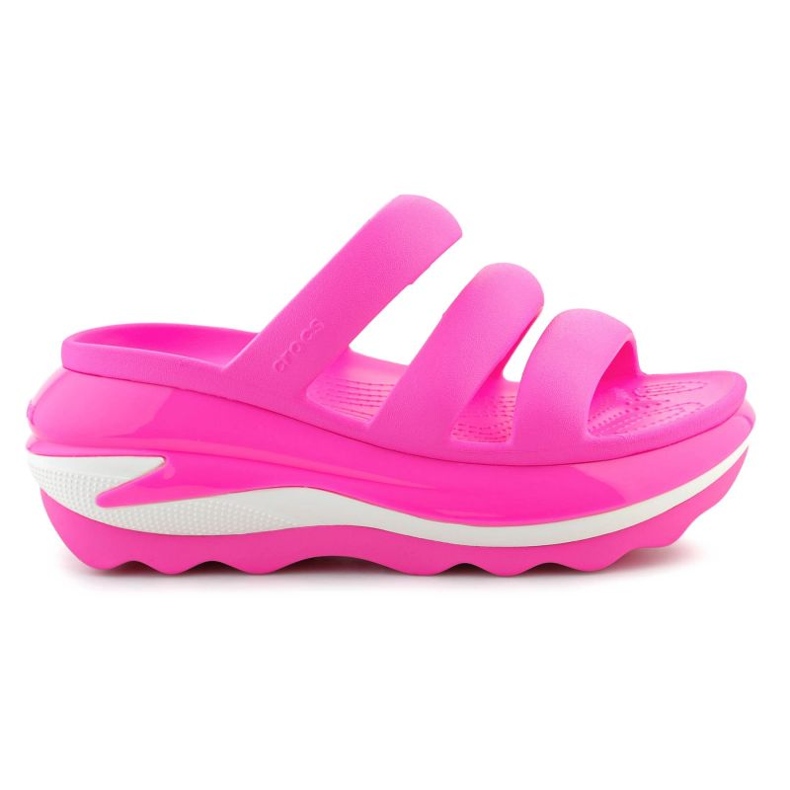 Chanclas Crocs Mega Crush Triple Correa 209842-6TW rosado