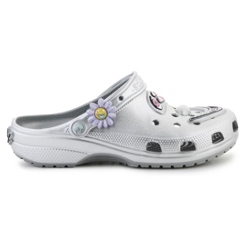 Chanclas Crocs Scharf Classic Clog 209487-040 plata