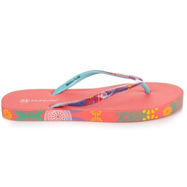 Mckeylor Pantuflas Mujer Coral rojo