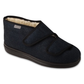 Zapatillas de mujer Dr.ORTO Befado con aislamiento de lana 986D013, azul marino Zapatillas de mujer Dr.ORTO Befado con aislamiento de lana 986D013, azul marino