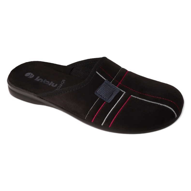 Zapatillas de hombre Inblu con estampado geométrico 155M026 negro