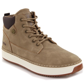 Zapatillas altas de hombre marrones Big Star OO174560 beige
