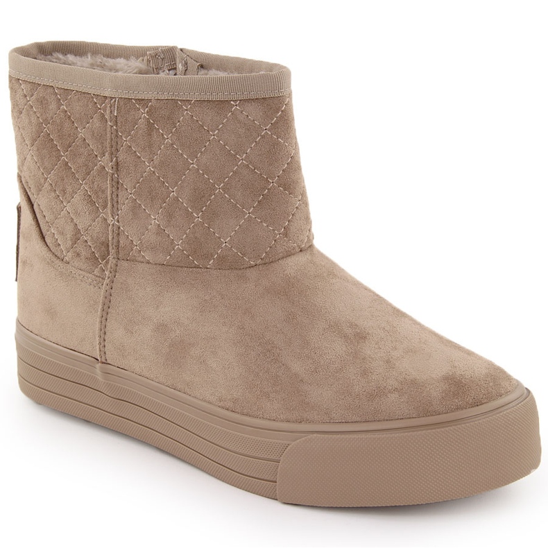 Botas de nieve mukluk para mujer, beige Big Star OO274A524 Botas de nieve mukluk para mujer, beige Big Star OO274A524