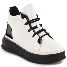 Botas aislantes de charol para mujer Ekri Artiker 55C1043 beige