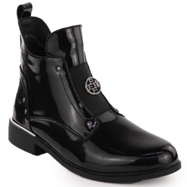 Botines de mujer Filippo DBT4750 charol negro