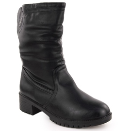Botines negros altos aislantes de mujer Filo Donna Z24-43 Botines negros altos aislantes de mujer Filo Donna Z24-43