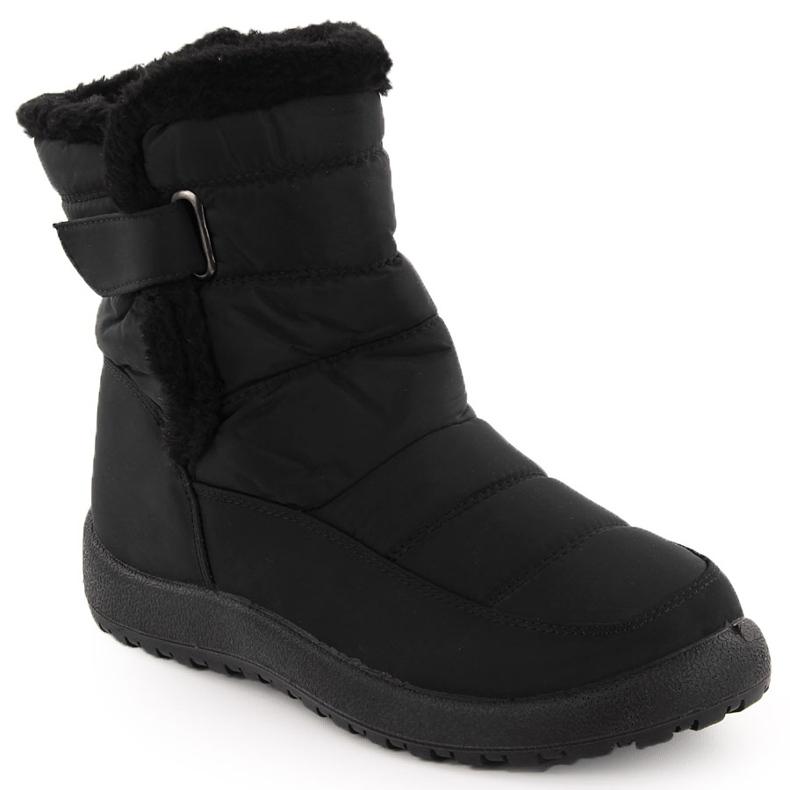 Botas de nieve de mujer Filo Donna Z24-50 negras con pelo negro