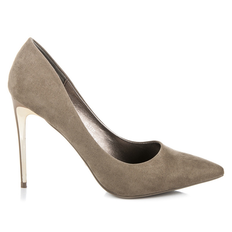 Seastar Bombas de gamuza en un alfiler gris Seastar Bombas de gamuza en un alfiler gris