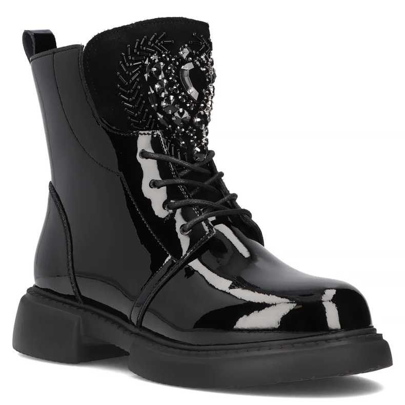 Filippo DBT6568/24 Bk Botas plataforma de piel, negro