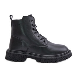Big Star Botas de trabajo aisladas para mujer OO274A126 Negro