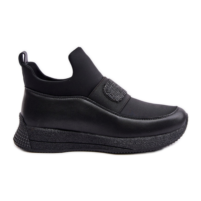 Deportivas Plataforma Piel Negro Artiker 55C0035