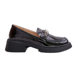 S.Barski Mocasines Mujer Charol Mocasines Con Decoración D&amp;A LZ42-030 Negro