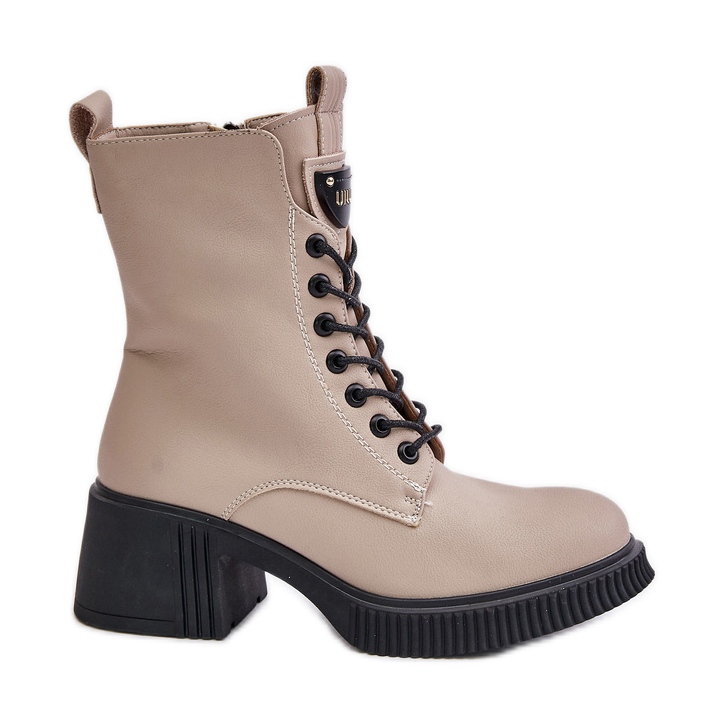 Botas Mujer Piel Natural Aislante Vinceza 66671 Beige
