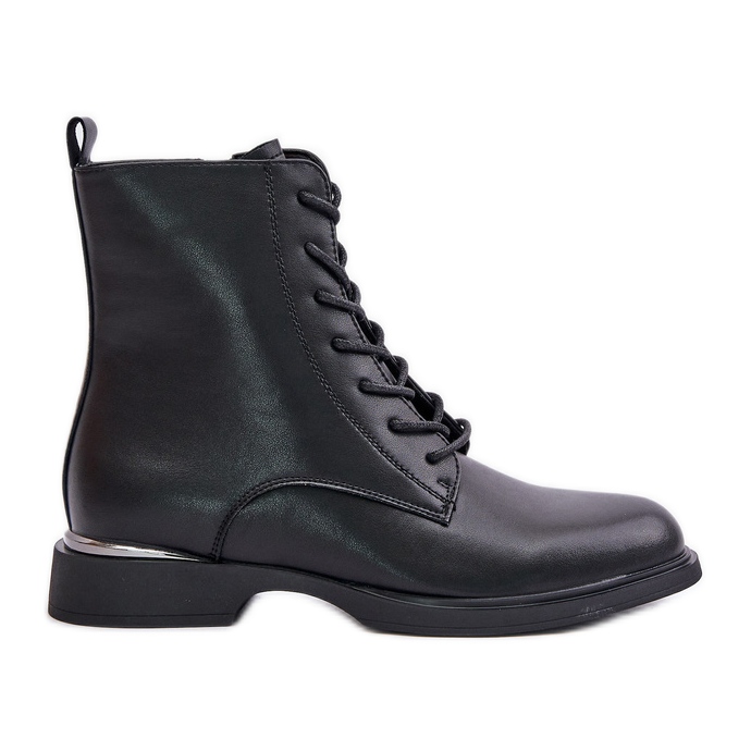 Botas Obreras Aislante Mujer Piel Natural Vinceza 66691 Negro