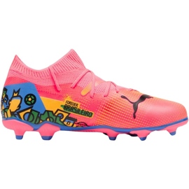 Zapatillas de fútbol Puma Future 7 Match Njr FG/AG 107841 01 rosa