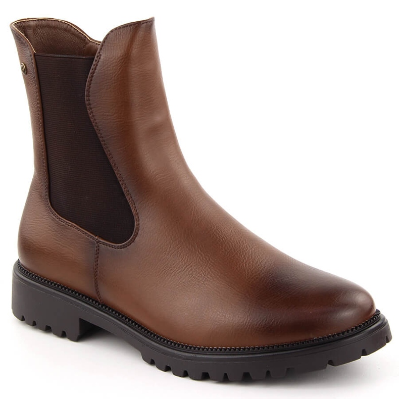 Botas Chelsea de mujer con aislamiento marrón Potocki 12418