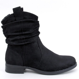 Botines planos clásicos Wonger Negro