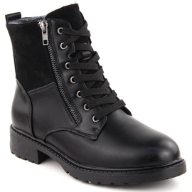 Botas trampero de mujer con aislamiento negro Unisoft