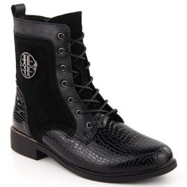 Botines de mujer charol negro Filippo DBT4917 Botines de mujer charol negro Filippo DBT4917