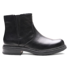 Botines de mujer de piel con aislamiento negro Sergio Leone BT345-S