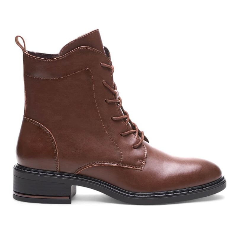 Botas de piel de mujer marrones de Sergio Leone marrón