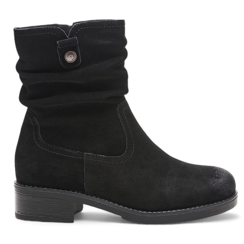Botas de mujer de piel serraje negro de Sergio Leone BT355-S