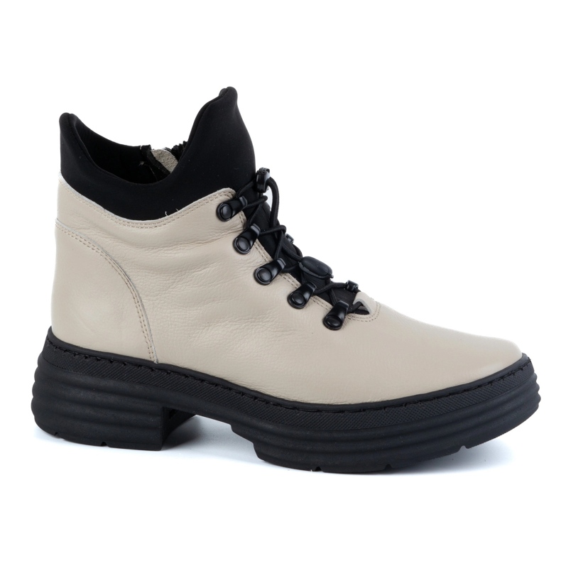 WASAK Botines mujer invierno piel 0736W, beige WASAK Botines mujer invierno piel 0736W, beige