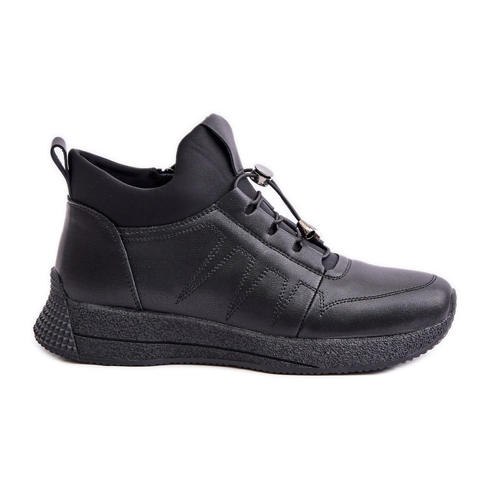 Deportivas Piel Aislante Con Cremallera Artiker 55C0041 Negro
