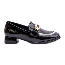 Zapatos mujer charol con bloque Artiker 55C0104 Negro
