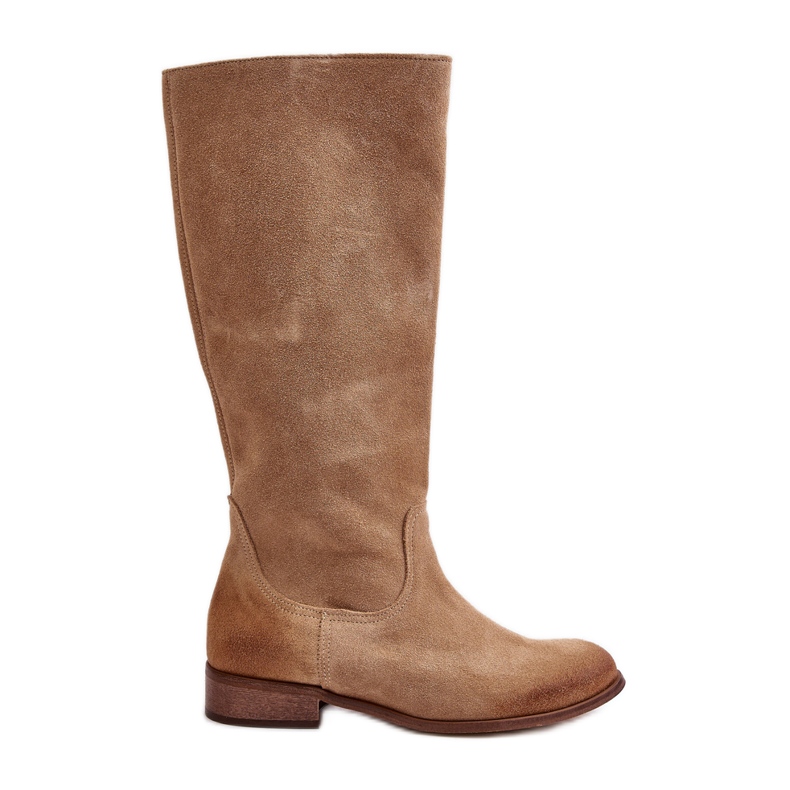 Lewski Botas Mujer Ante Con Cremallera Izquierda 3616 Beige Lewski Botas Mujer Ante Con Cremallera Izquierda 3616 Beige