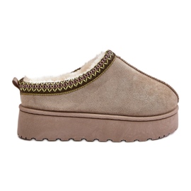 Botas de nieve con plataforma para mujer aisladas con pelo, verde, Remenia