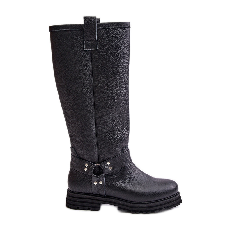 Botas Altas Mujer Piel Lewski 3615 Negro
